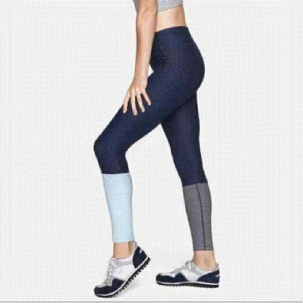 OUTDOOR Voices 7/8 Leggings Dipped Colourblock Small